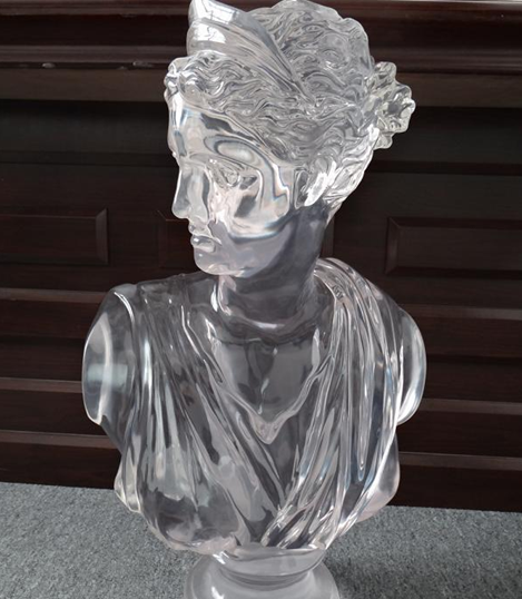 透明树脂工艺品------人物半身雕像