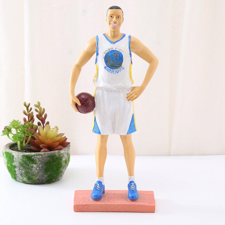 树脂室内家居摆件詹姆斯篮球NBA球星科比纪念品白色款