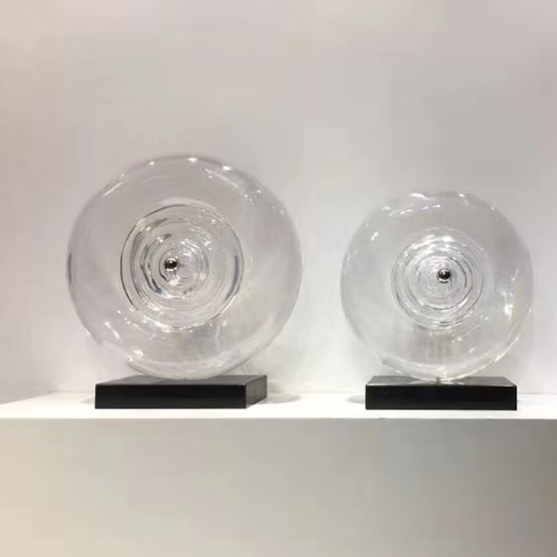 透明眼球水晶工艺品大号和中号图