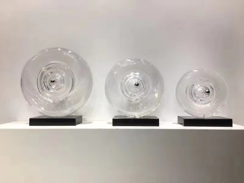 透明眼球水晶工艺品大、中、小号图
