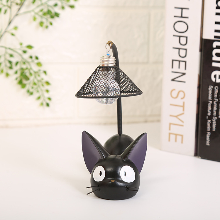 魔法吉吉猫小夜灯摆件背面照片
